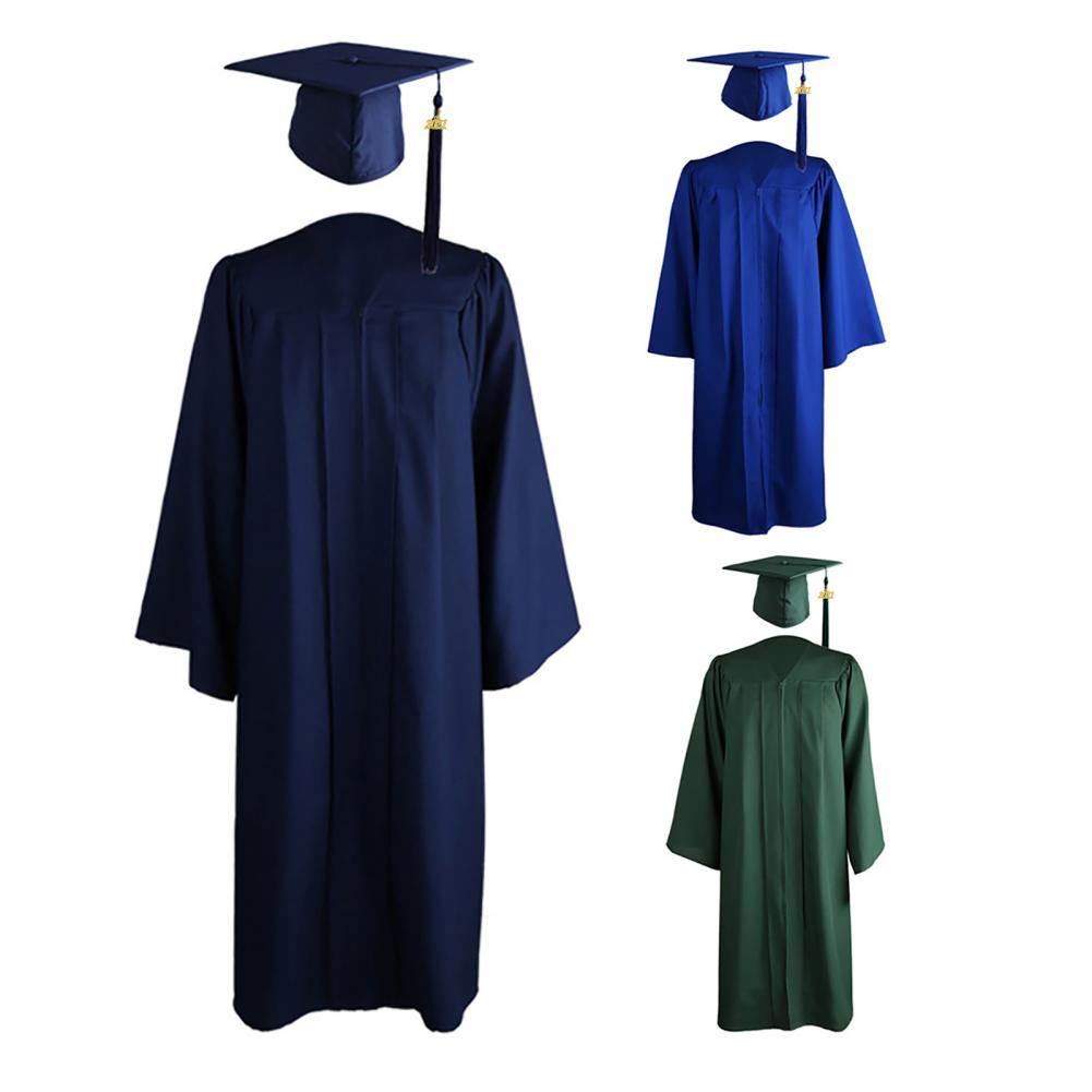 Unisex Adult Graduation Gown Robes Cap Clothing Se... – Vicedeal
