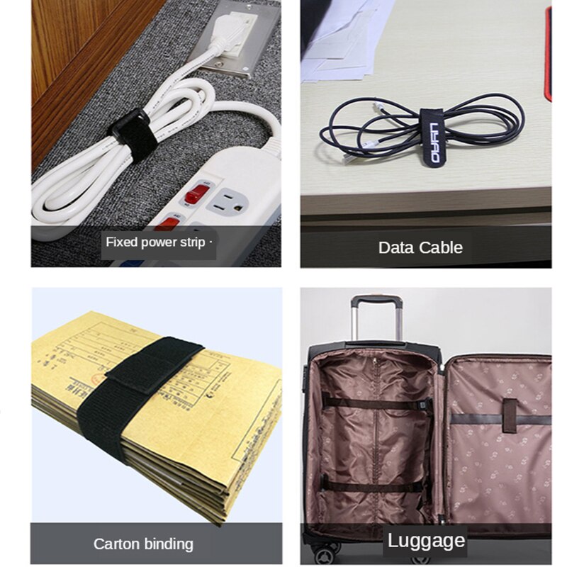 5pcs Nylon Elastic Band Buckle Straps Self Adhesive Fastener Hand Foot Waist Game Fixing Strap Elastic Buckle Belt