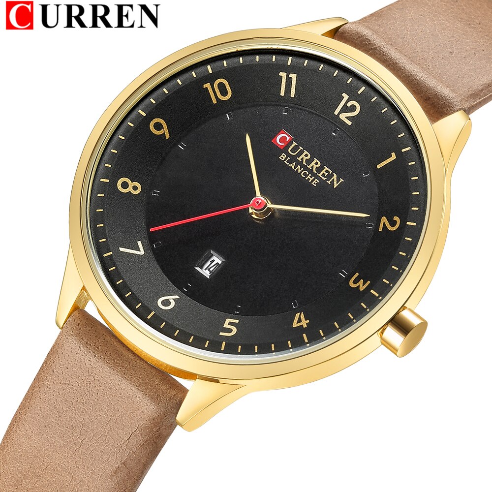 Slanke Lederen Horloge Voor Vrouwen Fahion Quartz Vrouwelijke Klok Met Datum Digitale Horloge Dames Casual Horloges Montre Femme