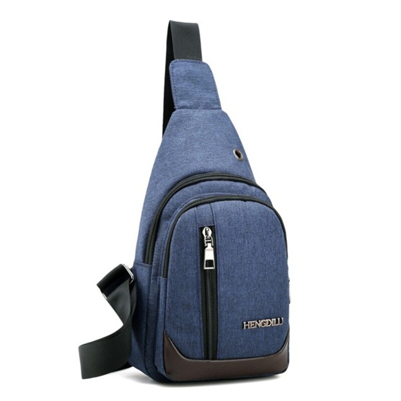Mochilas männer Einzigen Gurt Leinwand Rucksack männlichen lässig schulter dreieck Rucksack kreuz-körper brust tasche freies hologramme