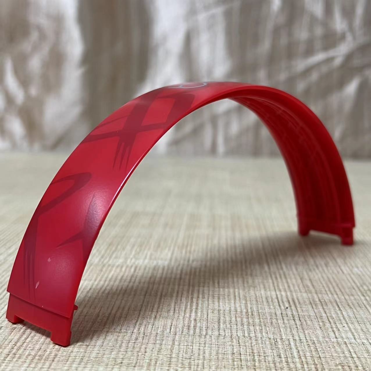 Diadema de plástico superior Original para Beats Studio 3 studio3, repuestos para reparación de auriculares, piezas de repuesto combinadas con tornillos: Rojo