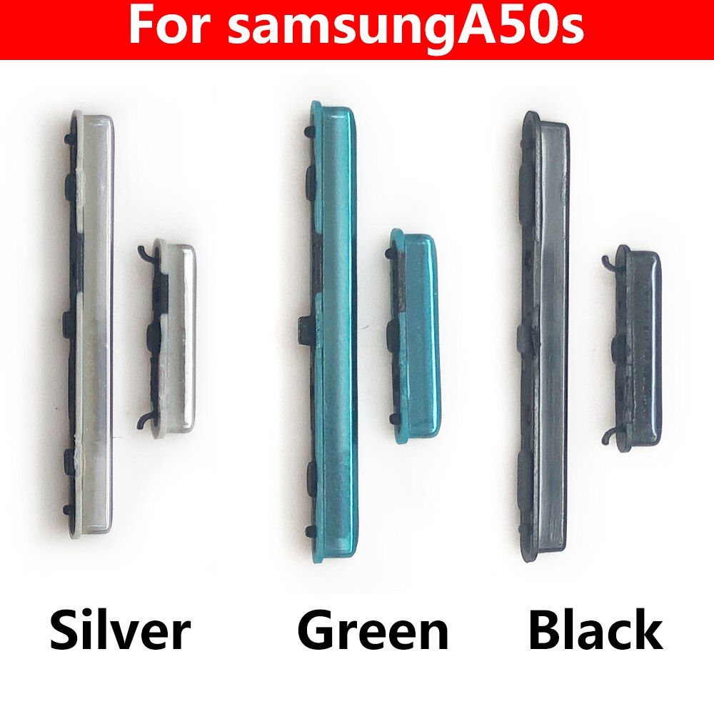 Nueva tecla de encendido lateral + botón de volumen para Samsung A10S, A20S, A21S, A30S, A50S, pieza de repuesto, accesorios de teléfono móvil