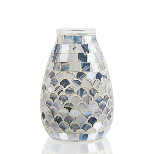 Vase miroir en mosaïque verre nordique | Ornements décoratifs de maison moderne, arrangement de fleurs, accessoires décoratifs hydroponique: C