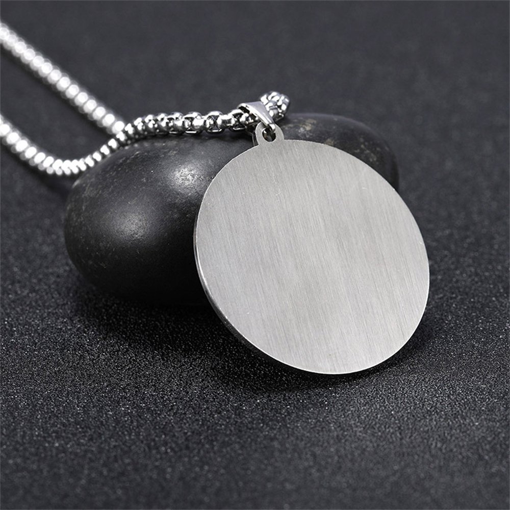 Eueavian salomone collana il primo pentacolo del simbolo del suola collane con ciondolo a sigillo di giove amuleto regalo di gioielli in acciaio inossidabile