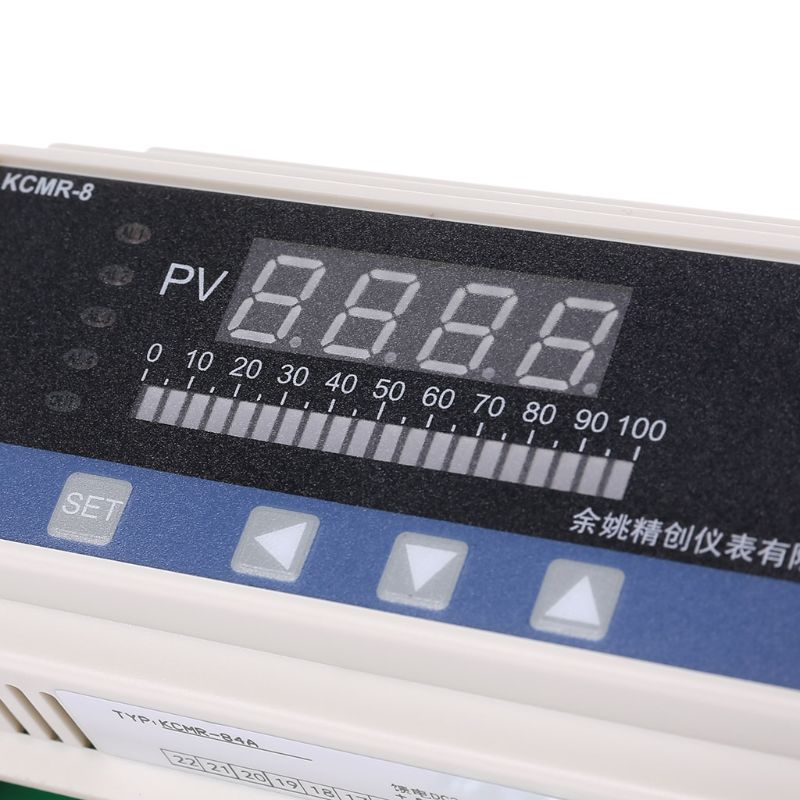 4-20mA DC Water Liquid Level Pressure Controller with 4-ways Relay DC24V Output