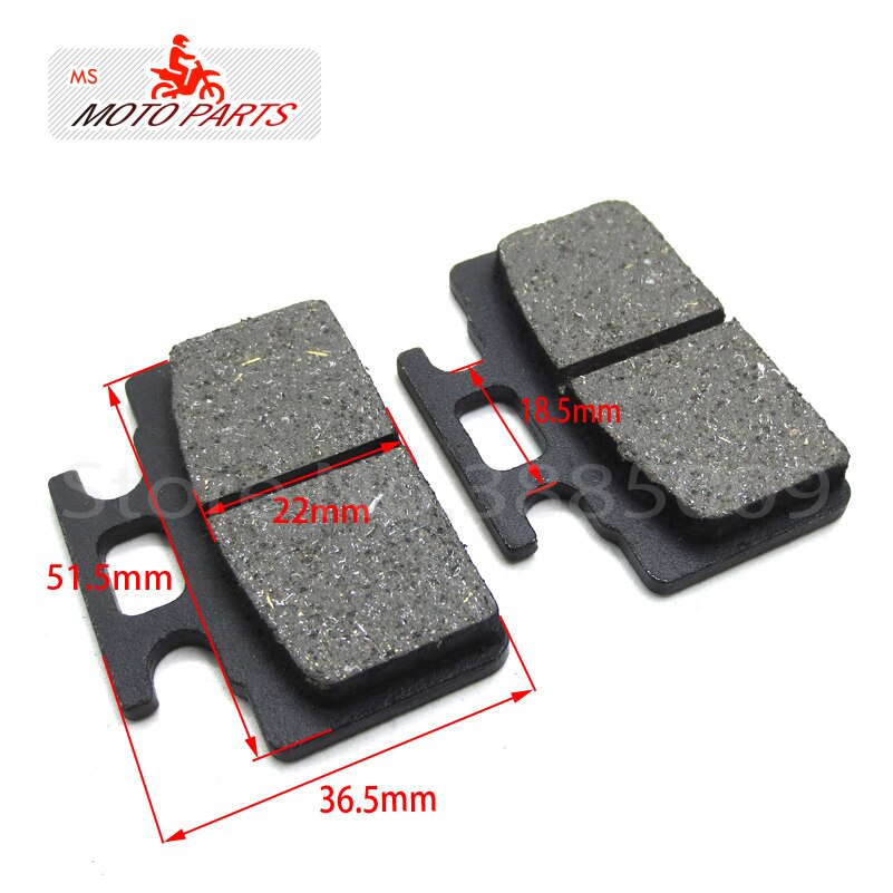 Motorcycle BRAKE PADS 49cc - 250cc ATV Quad Go Kart most chinese Dirt Pit Bike scooter Hydraulic brake PADS: Silver