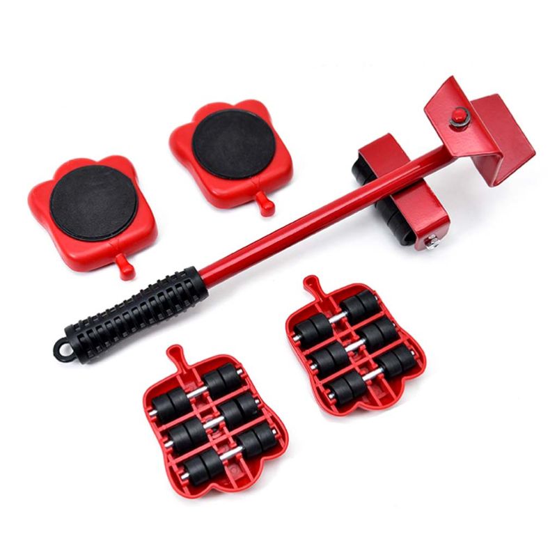 4 pièces, outils de meubles, Transport, roue mobile, rouleau coulissant lourd: 2