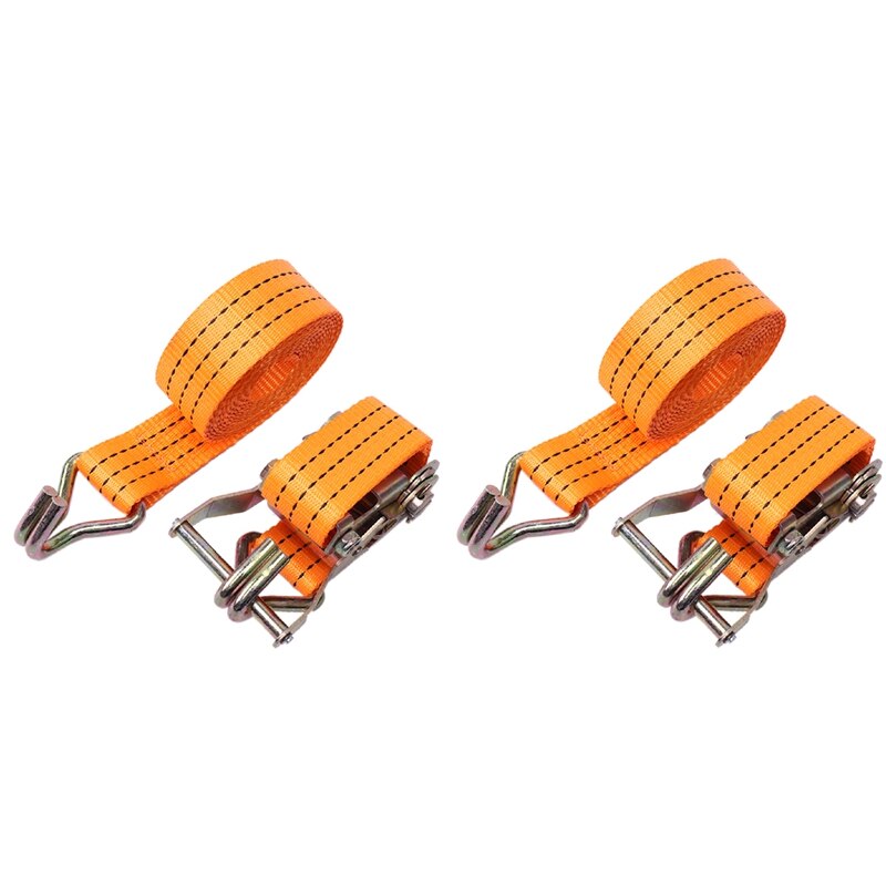 4 stuks duurzame ratelspanbanden voor vrachtvervoer, vrachtwagen, motorfiets, 15 inch