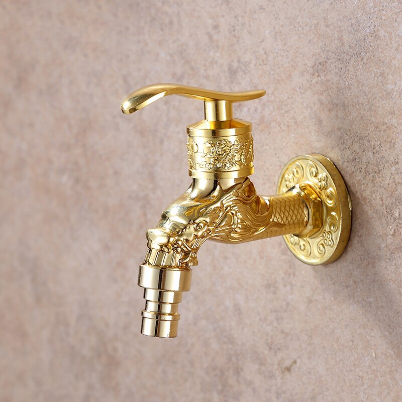 Antique Faucet Zinc Alloy Laundry Wall Mount Washing Machine Kitchen Faucet Garden Outdoor Nozzle for faucet Bathroom faucet: 8