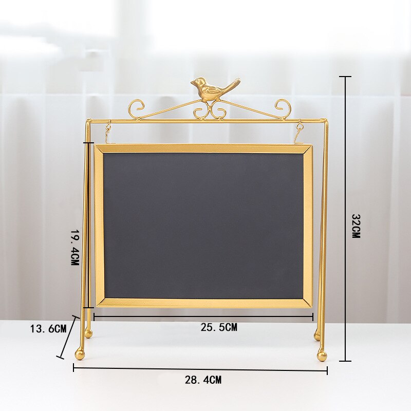 Desktop Message Blackboard Easel Chalkboard Kids Memo Black Board Writing Boards Big