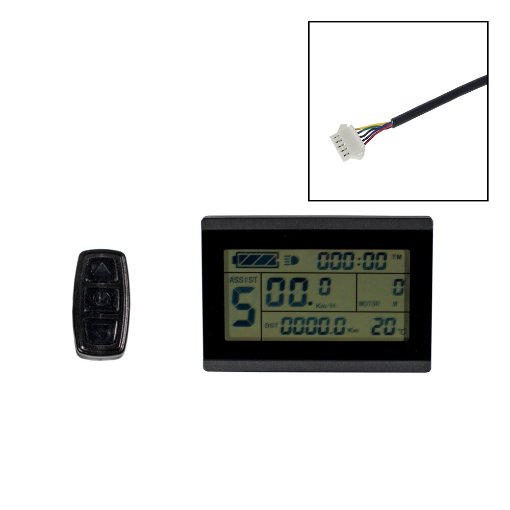 Ejoyqi Kt LCD3 Elektrische Fiets Lcd Display 24V 36V 48V 72V Ebike Computer Panel Ebike Display voor Elektrische Fiets Lcd Display: 24V 36V 48V SM