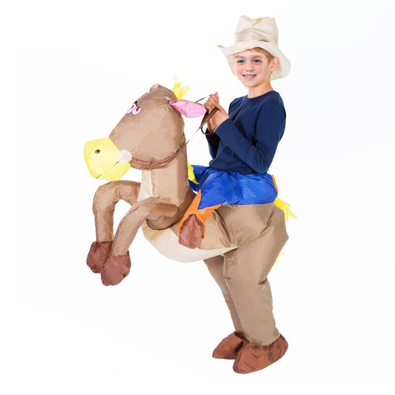 Opblaasbare Koe Mascotte Kostuum Grappige Maken Opgeblazen Kostuum Volwassenen Halloween Party Cosplay Pak Kind Opblaasbare Kostuum