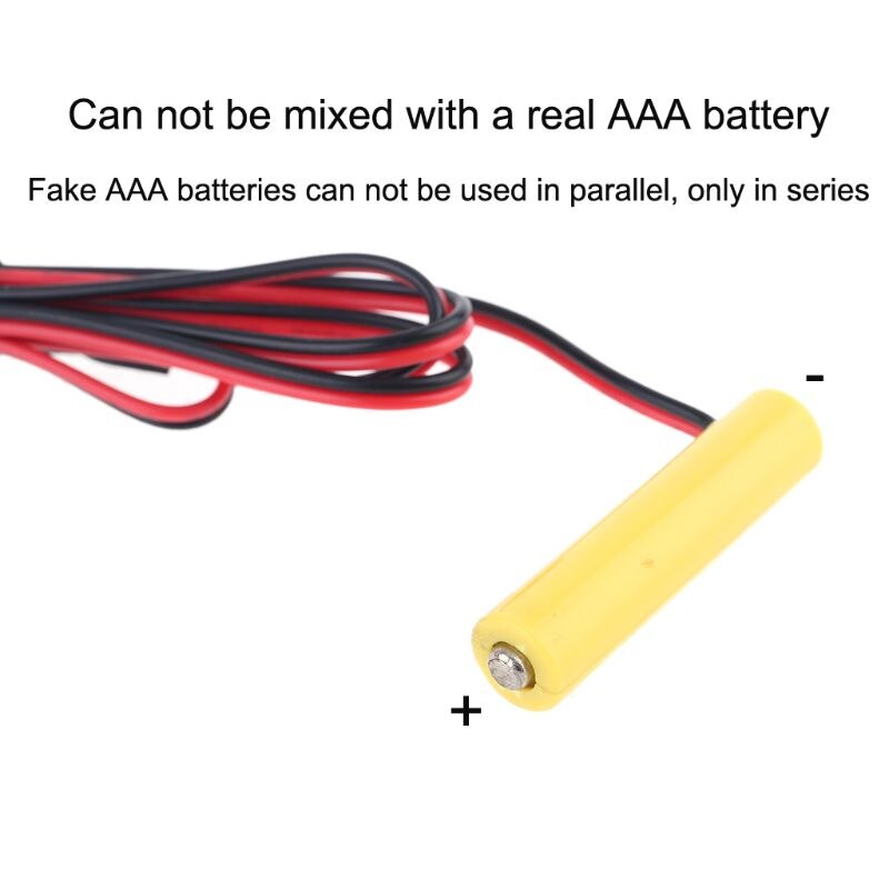 Aaa batteri eliminator 300cm usb strømforsyningskabel udskift 1-4 stk aaa batteri