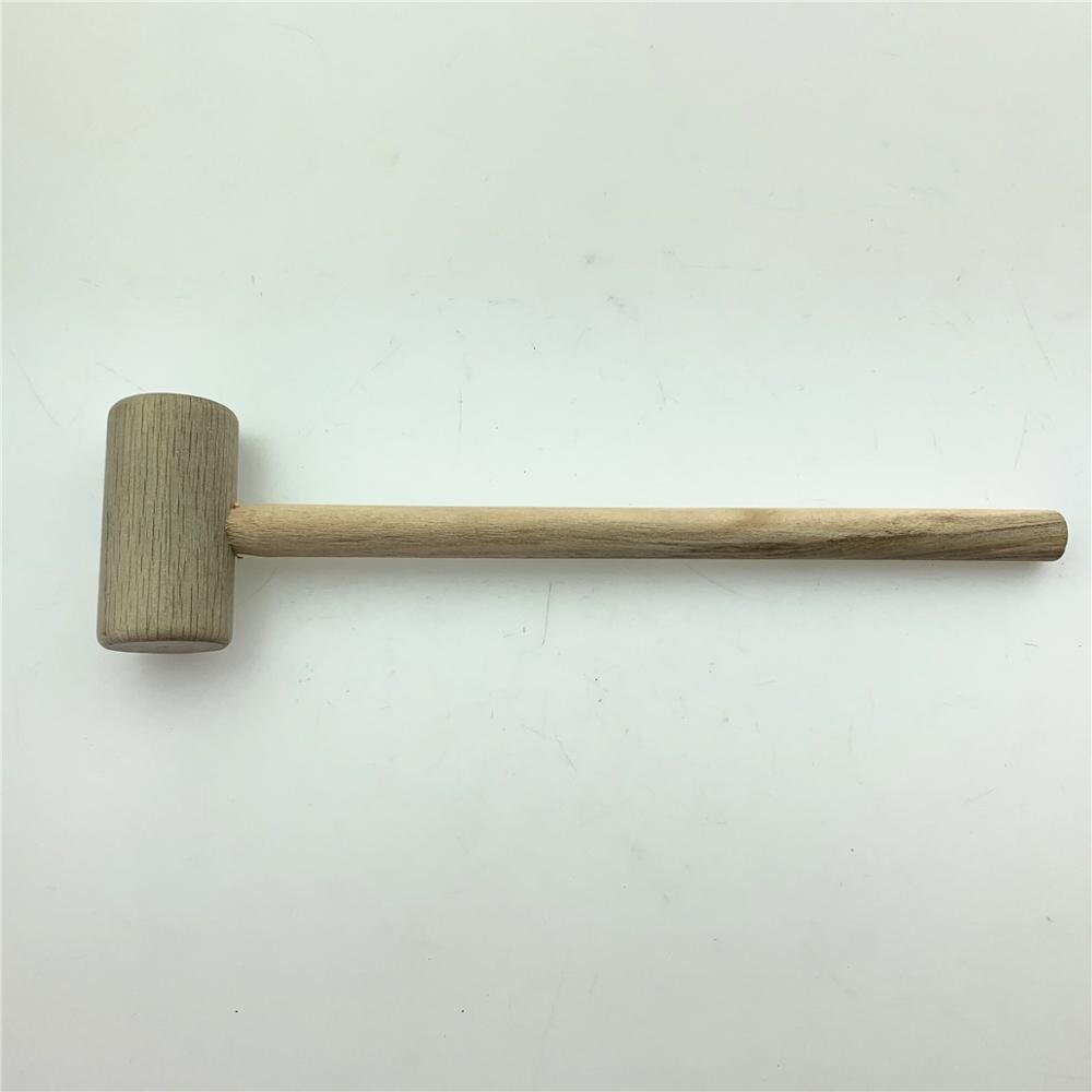 Solid Wood Hammer Handle Wooden Hammer Round Head Wooden Hammer Wooden Mallet Woodworking Hammer