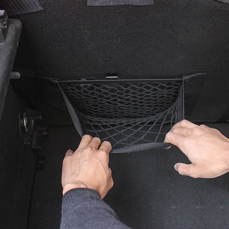 Voiture élastique maille filet sac coffre siège porte rangement support organisateur pour Mini Cooper One JCW R55 R60 F55 F56 accessoires universels