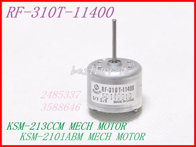 Cd-mekanism ksm -213 ccm / ksm -2101 abm motor rf -310t-11400 dv5.9v rf 310t 11400 för kss -213c kss -210a kcp -1h h8147af motor