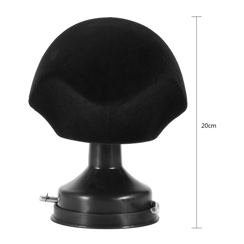 Mannequin Foam Holder Wig Hat Displaying Stand Sucking Plate Base Foam Head Stainless Steel Base Styling Model