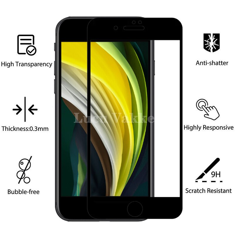case for apple iphone 6 6s 7 8 Plus x xr xs max se 11 Pro cover tempered glass screen protector on i phone protective films