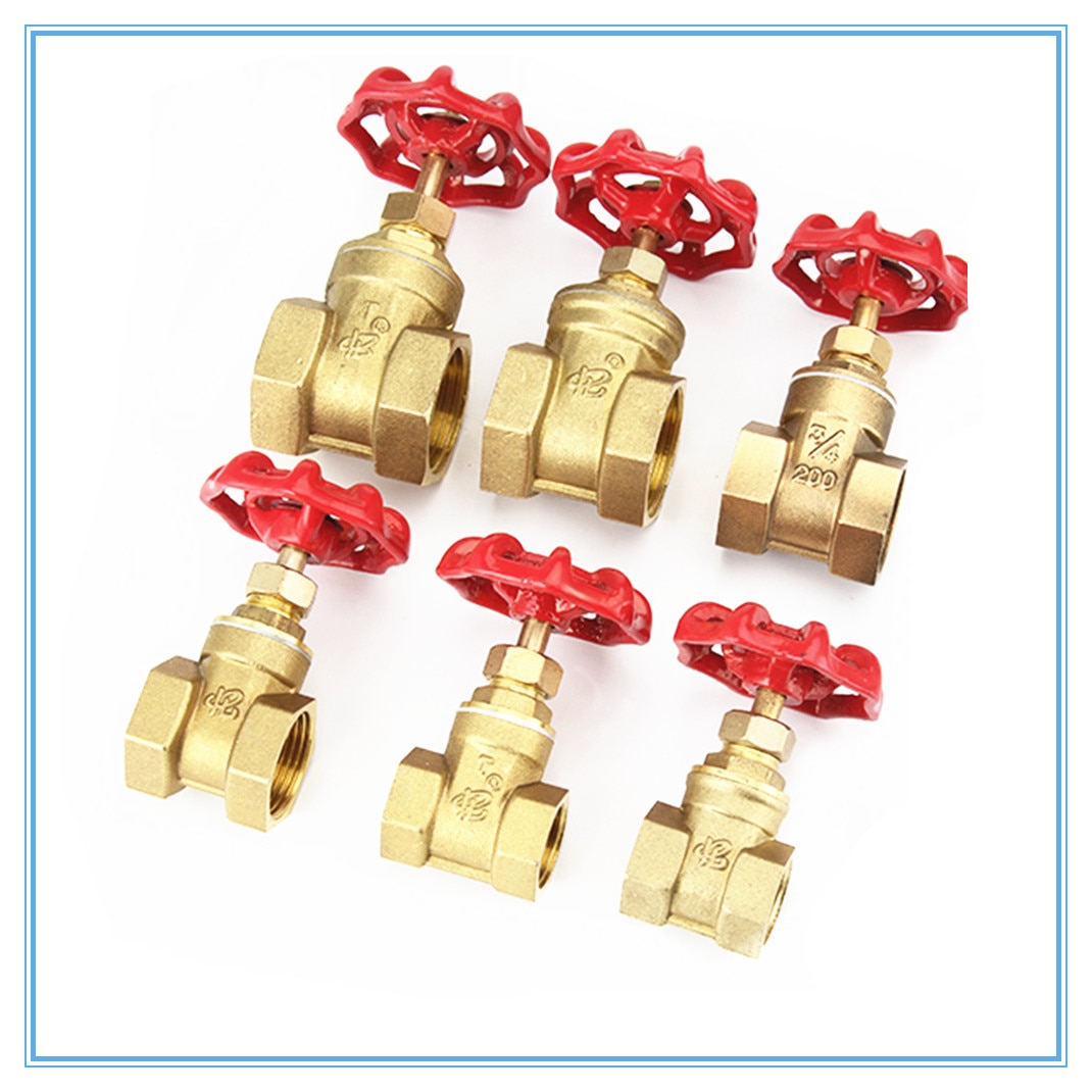 Copper gate valves DN15 20 25 water valve switch valve Internal thread Gate valves