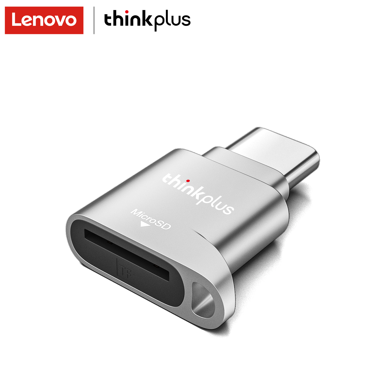Czytnik kart Lenovo Micro SD, czytnik kart USB C na SD, czytnik kart pamięci typu C TF z adapterem USB C na USB