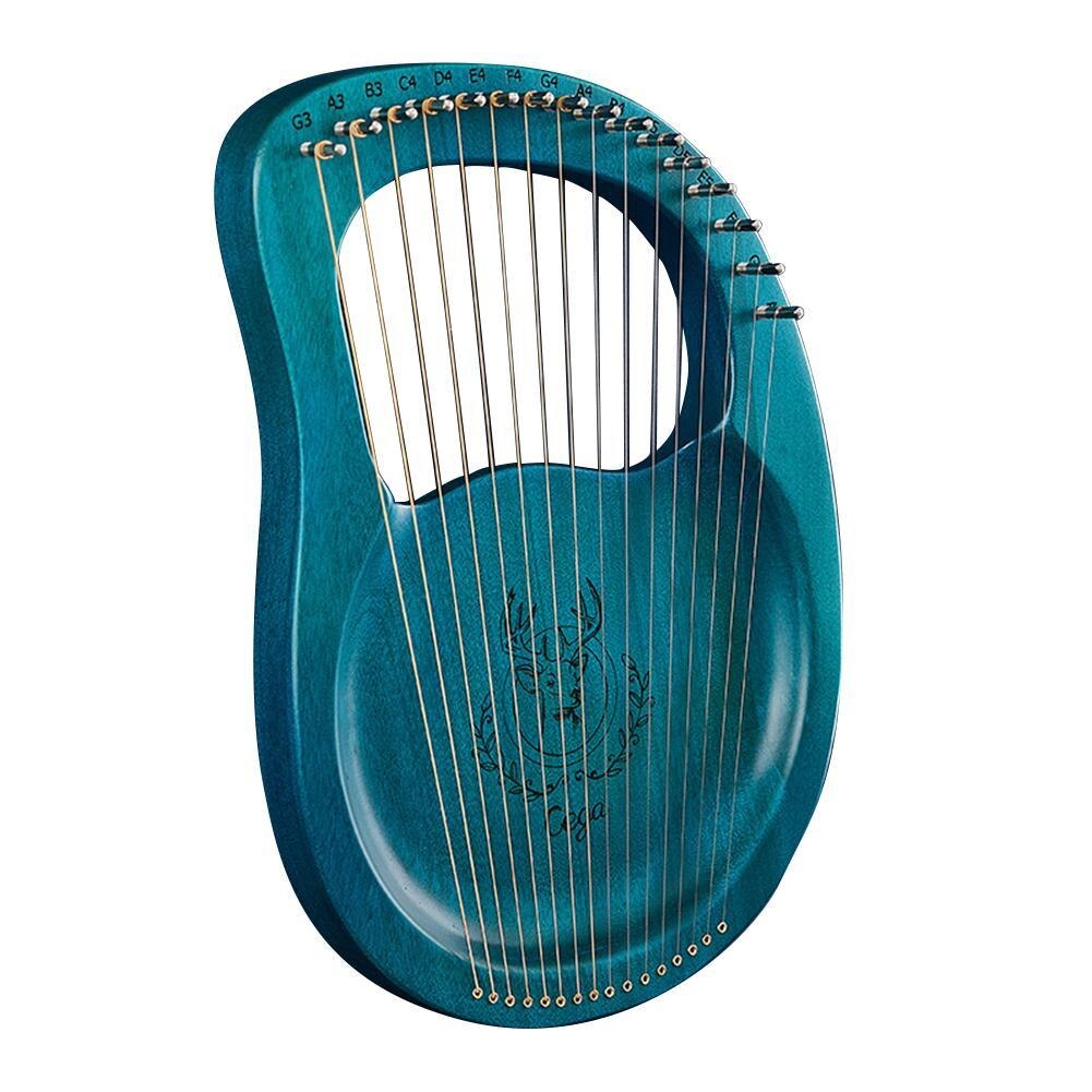 Lier Piano 19 Snaren Houten Mahonie Lier Harp Muzikale 16-String Tuning Met Reserve Snaren En Wrench Instrument X7I1: E