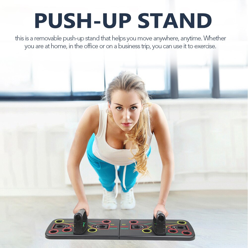 Unisex Push Up equipo de gimnasio con estante soporte para flexiones tablero gimnasio hogar herramienta de Fitness integral ejercicio deportes Culturismo