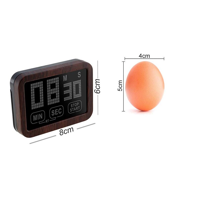 Kitchen Timer, Backlight Digital Countdown Timer with Loud Alarm, PressSn, for Cooking, Office, Classroom