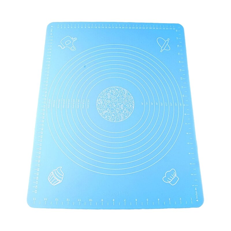 Aomily Siliconen Cake Bakken Mat Pad Cake Deeg Liner Bakken Oven Mat Bakplaat Bakvormen Verjaardagstaart Bakken Keuken Gereedschap: Blue