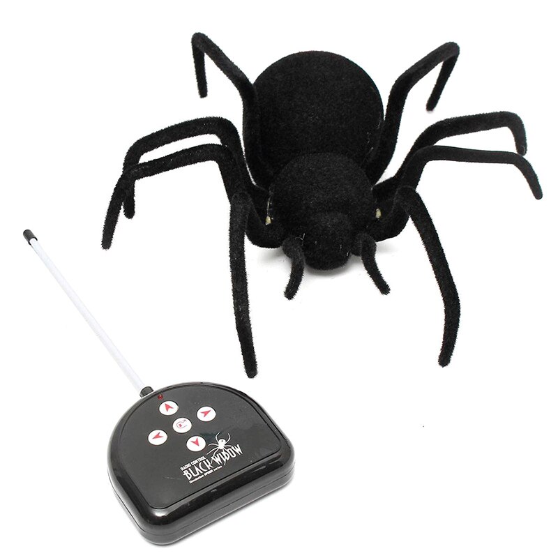 Rc Remote Controlled Spider Afstandsbediening Spider Speelgoed Halloween Giant Spider Latrodectus Black Widow 30*30*8.5cm