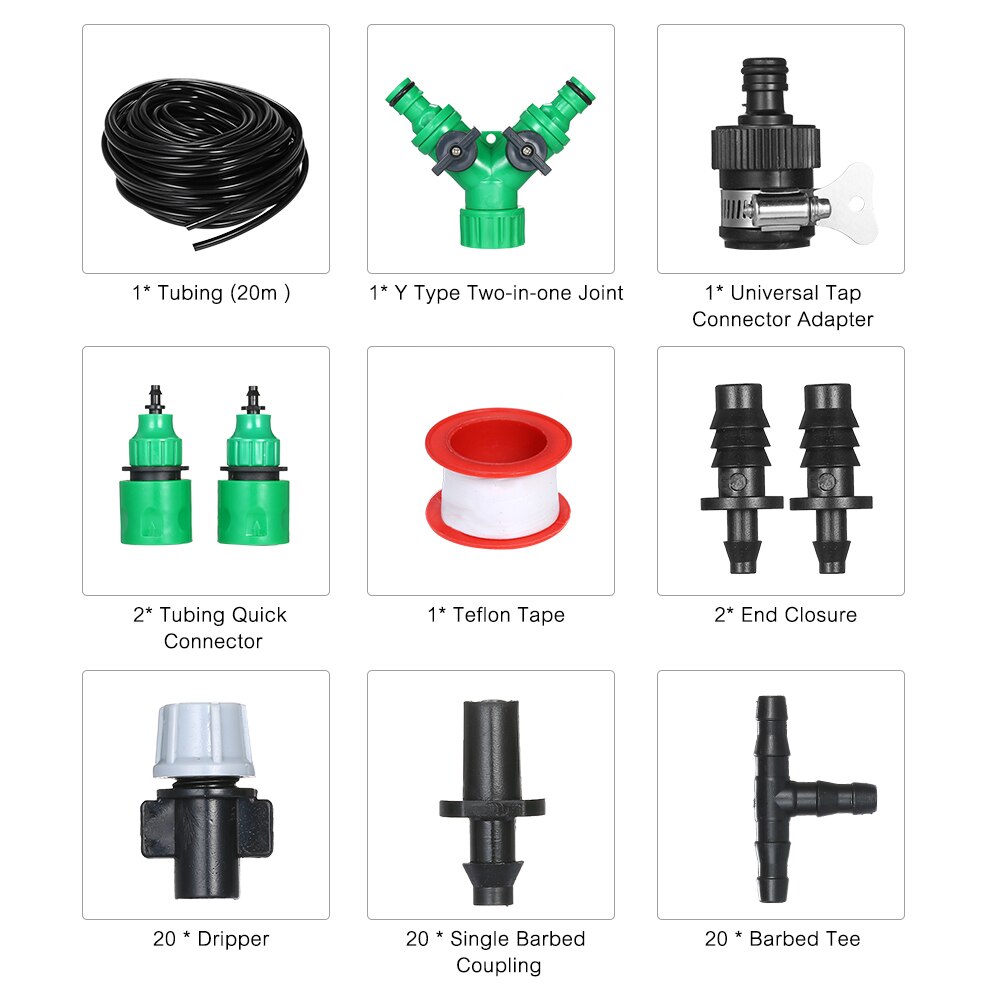Irrigation System Plant Watering Irrigation Drip Kit Accessories Garden Watering System Intelligent Drip Irrigation System Tool
