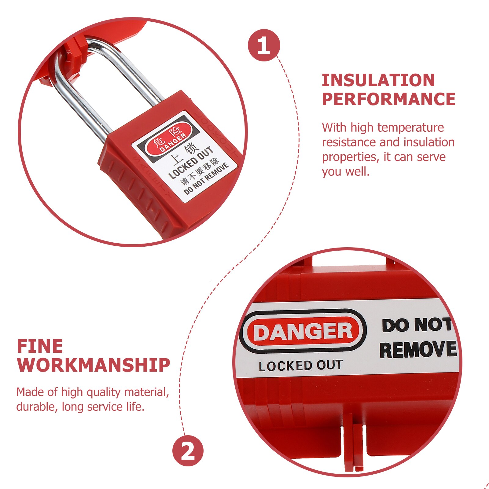 1 Set Household Electric Power Plug Lock Box Practical Socket Lockout Plug Lock