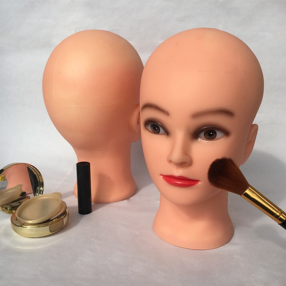 Maquillage pratique formation cosmétologie Mannequin support à pince tête visage modèle + pince gratuite