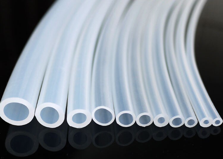 Silicone Hose Silica Gel Tube Pipe Temperature Resistance SGS Food Grade OD 25 - 34mm x ID 15mm - 28mm Transparent