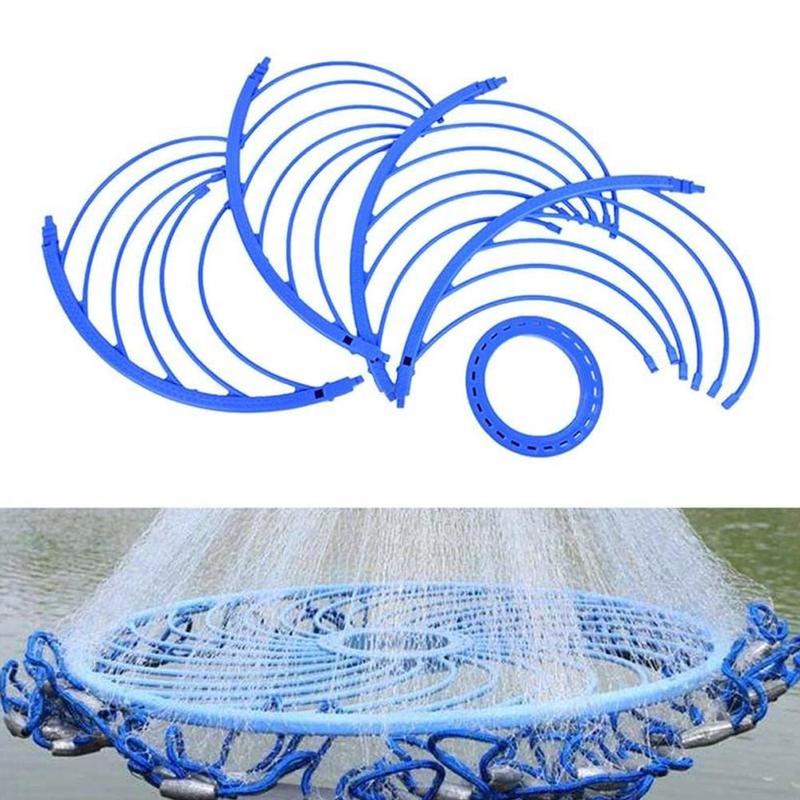 Net Fishing Hand Throwing Net Special Aluminum Ring Accessories Fishing Catch Net Auxiliary Accessory 46cm