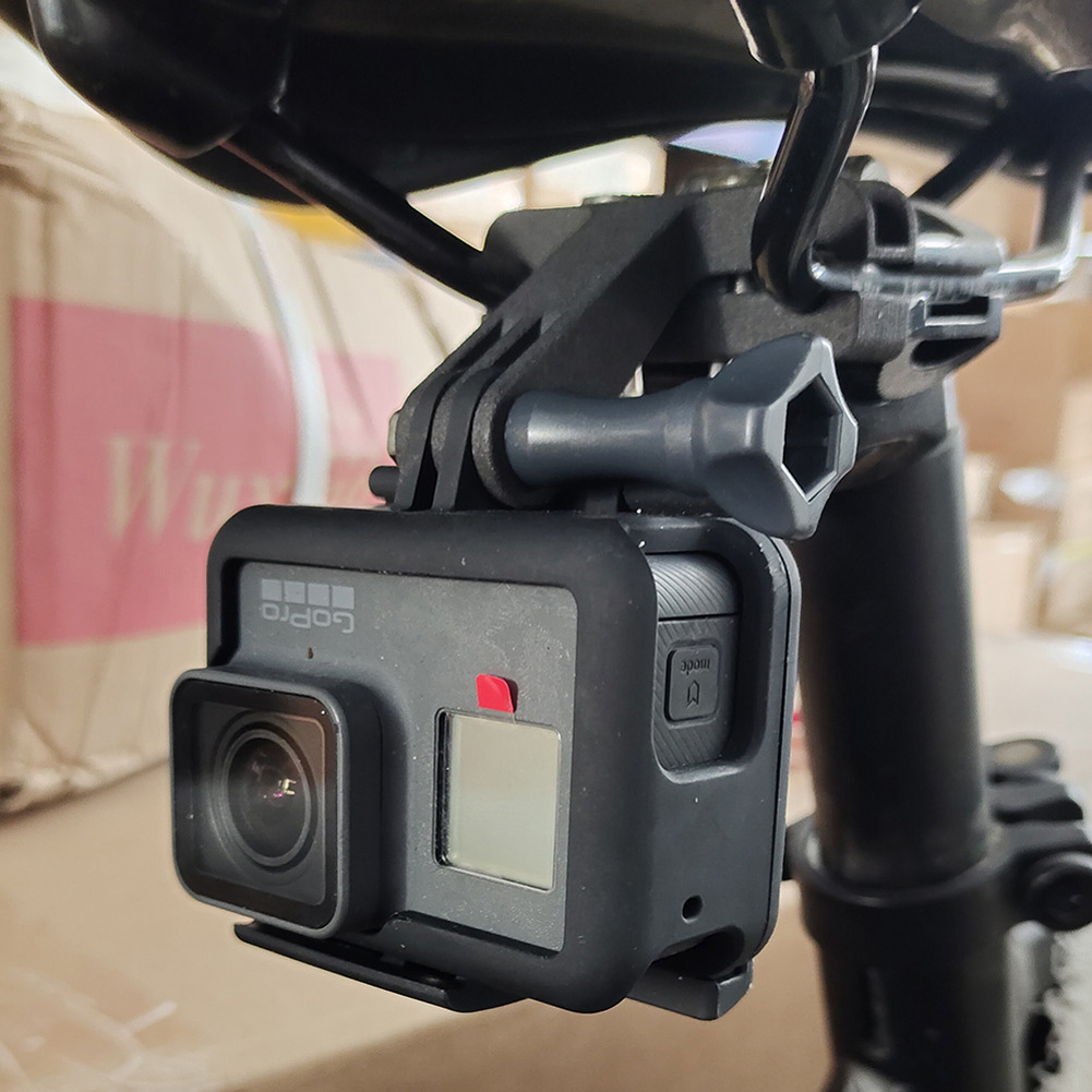 Elektrische Fahrrad Sattel Rücklicht Halterung Kompatibel Für-Gopro Kamera Halterung Fahrrad Lampe Unterstützung Zubehör