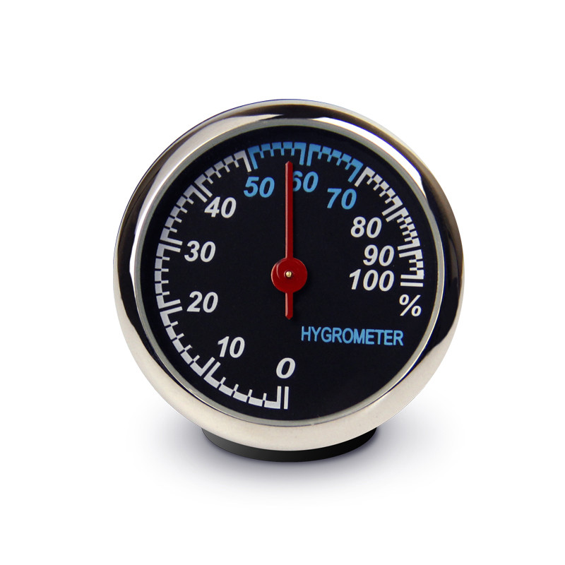 Mini reloj luminoso para coche, termómetro, higrómetro, reloj de cuarzo Interior para coche, accesorios automotrices, tablero de instrumentos, decoración para coche,: Hygrometer 1