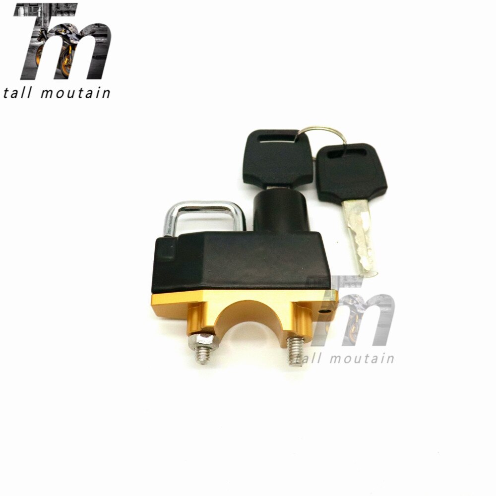 Helmet Lock For HONDA CBR1000RR CBR600RR CBR600F CBR 600 F2/F3/F4/F4i CBR RR Motorcycle Accessories Handlebar Bar Clamp: Gold