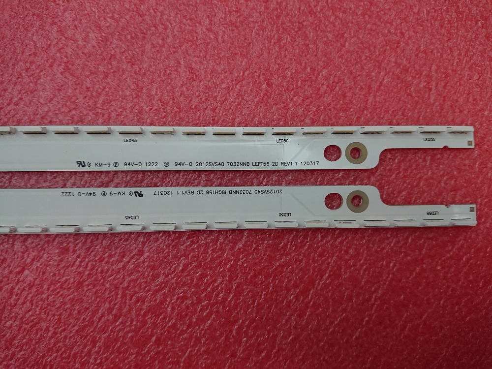 Led-hintergrundbeleuchtung streifen 56 lampe für samsung 40 "tv  ua40 es 6100j ue40 es 5500k 2012 svs 40 7032 nnb rechts/links 56 2d t400 hvn 01.0 le400 bga -b1