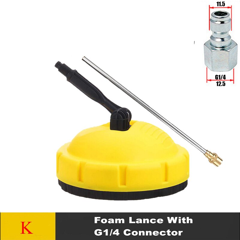 Spazzola per pavimenti con pulizia a spruzzo rotante per idropulitrice ROUE per Karcher/Nilfisk/Elitech/Lavor.: K