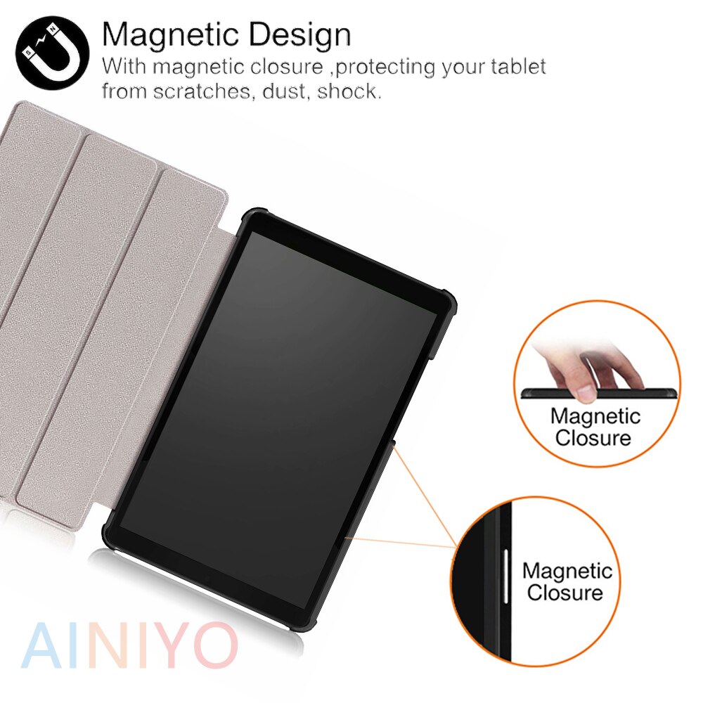 Pokrywy skrzynka dla Lenovo Tab M7 TB-7305F TB-7305X TB-7305I Tablet pokrywa dla Lenovo Tab M7 Slim magnetyczny składany futerał