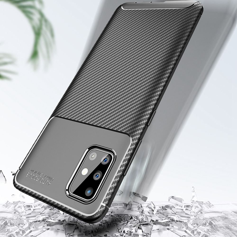 For Samsung Galaxy A51 A 51 Case Luxury Carbon Fiber Cover Shockproof Phone Case For Samsung A71 A 71 Cover Flex Bumper Shell