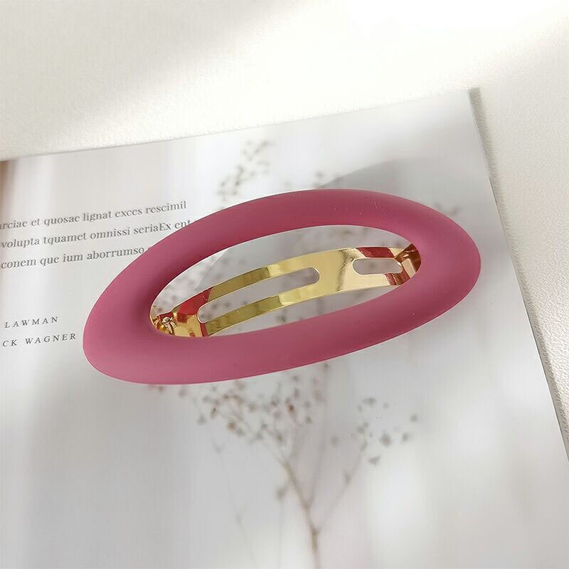 Pinzas para el pelo mate a presión para mujer, horquilla, pasador para el pelo, soporte para cola de caballo, accesorios para el cabello para niña: 2