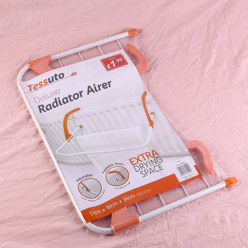 Verstelbare Kleding Paard Radiator Airer Handdoek Wasserij Paard Rack Rail Vouwen Droogrekken