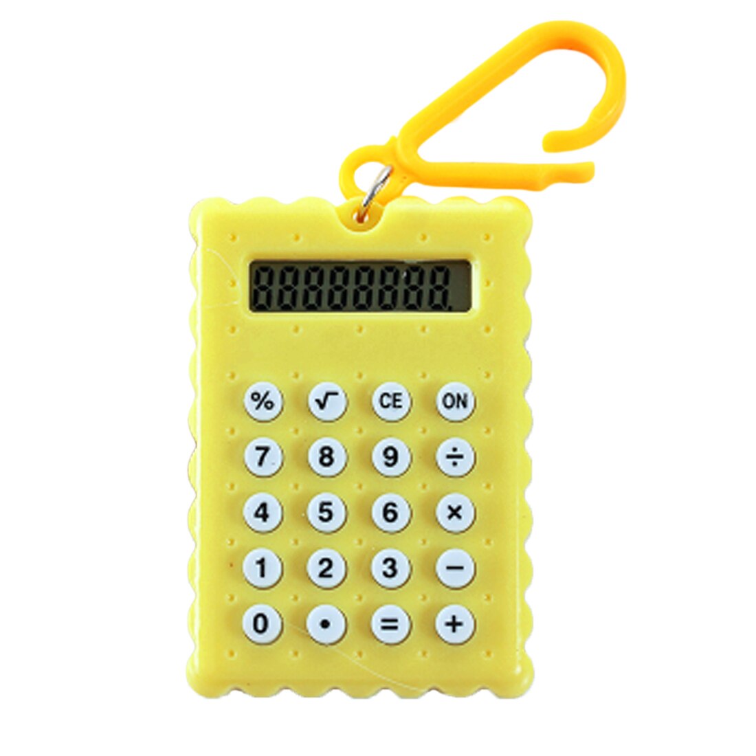 Student Mini Electronic Calculator Candy Color Calculating Office Supplies Super Small: Yellow