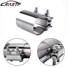 Universal 2.25 " 2.5 " 3.0 " rustfri udstødningsmanchet stødsamlingsklemme udstødningsrør manchetkobling trinklemme rs -cr1013
