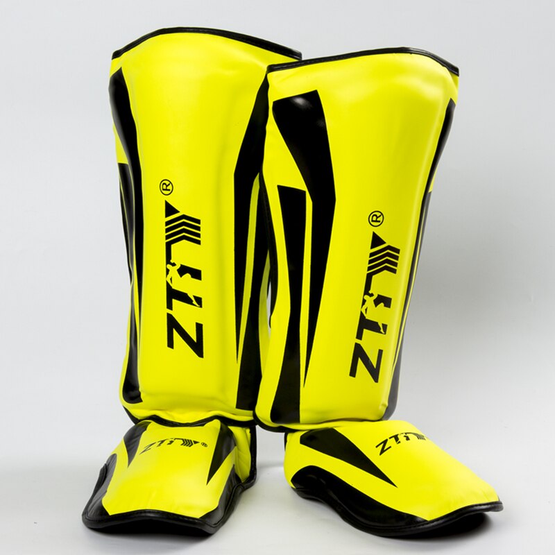 Muay Thai Shin Guards Leg Pads Protective Gear MMA Shinguards Boxing Sanda Karate Muay Thai Shin Guards white