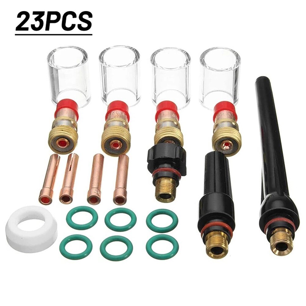 10 TIG Welding Kit 23Pcs Cup For WP-17/18/26 Torch Welding Accessories