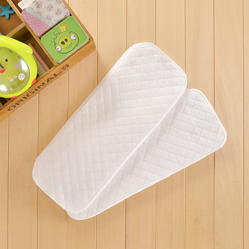 1 stücke wiederverwendbar Baby Windeln Tuch Windel Einsätze 3 Schicht Einsatz 100% Baumwolle Waschbar Baby Pflege Produkte 16x46cm
