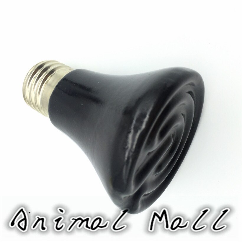 Lampe chauffante pour animaux de compagnie | Fournitures en céramique, lampe chauffante à infrarouge lointain, lampe chauffante tortue 1 pièce