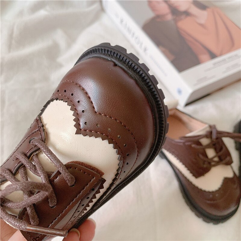 Children Leather Shoes For Toddler Baby Boys Girls British Soft Sole Sneakers Kids Student Shoes 1 2 3 4 5 6 Years old 2022